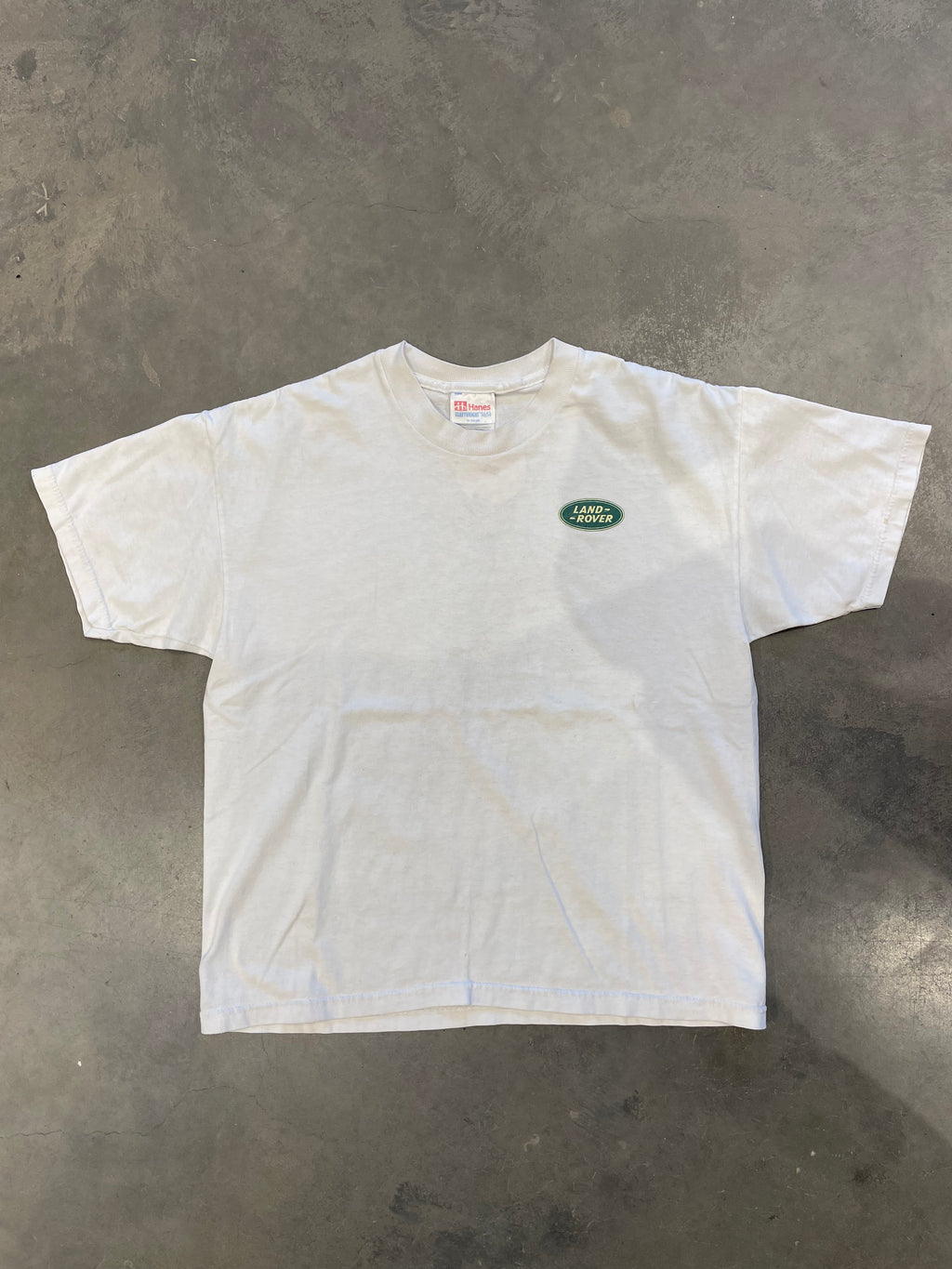 Vintage Y2K White Land Rover Tee