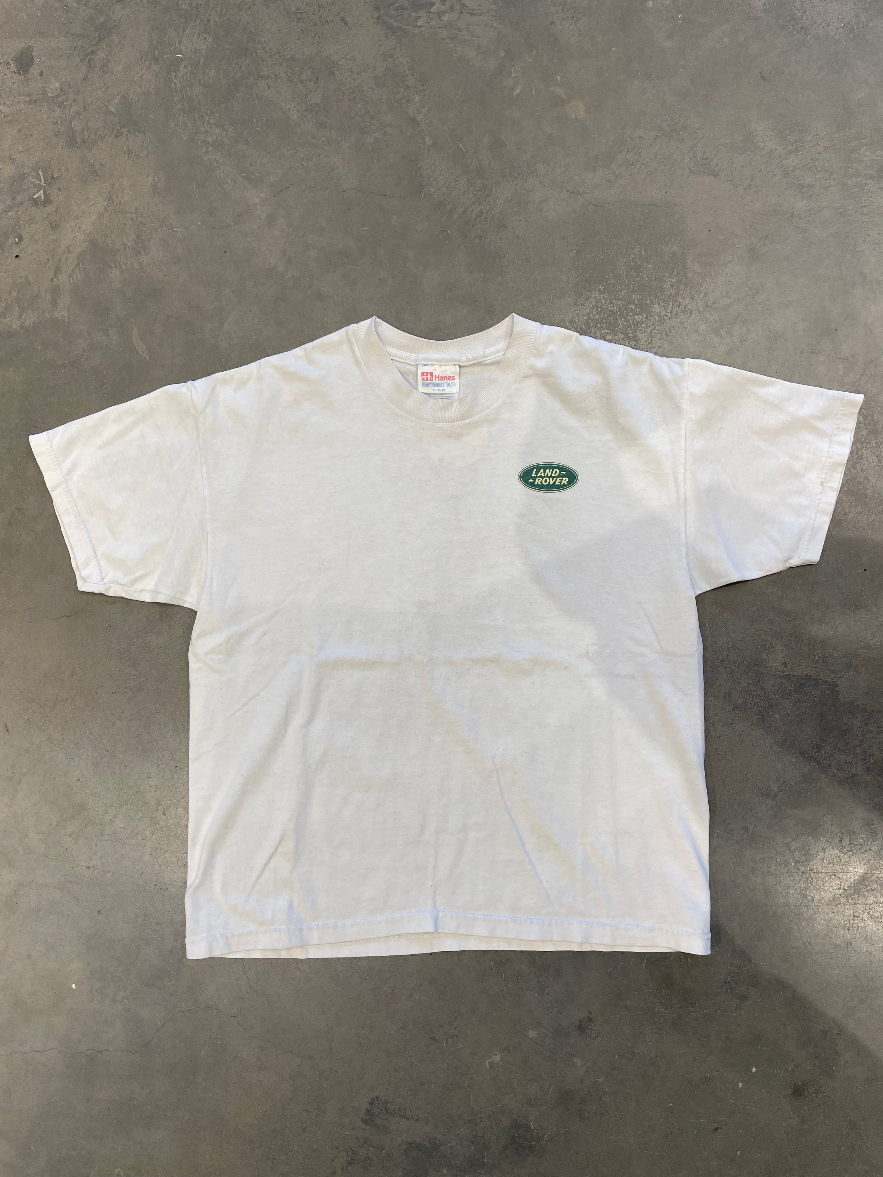 Vintage Y2K White Land Rover Tee