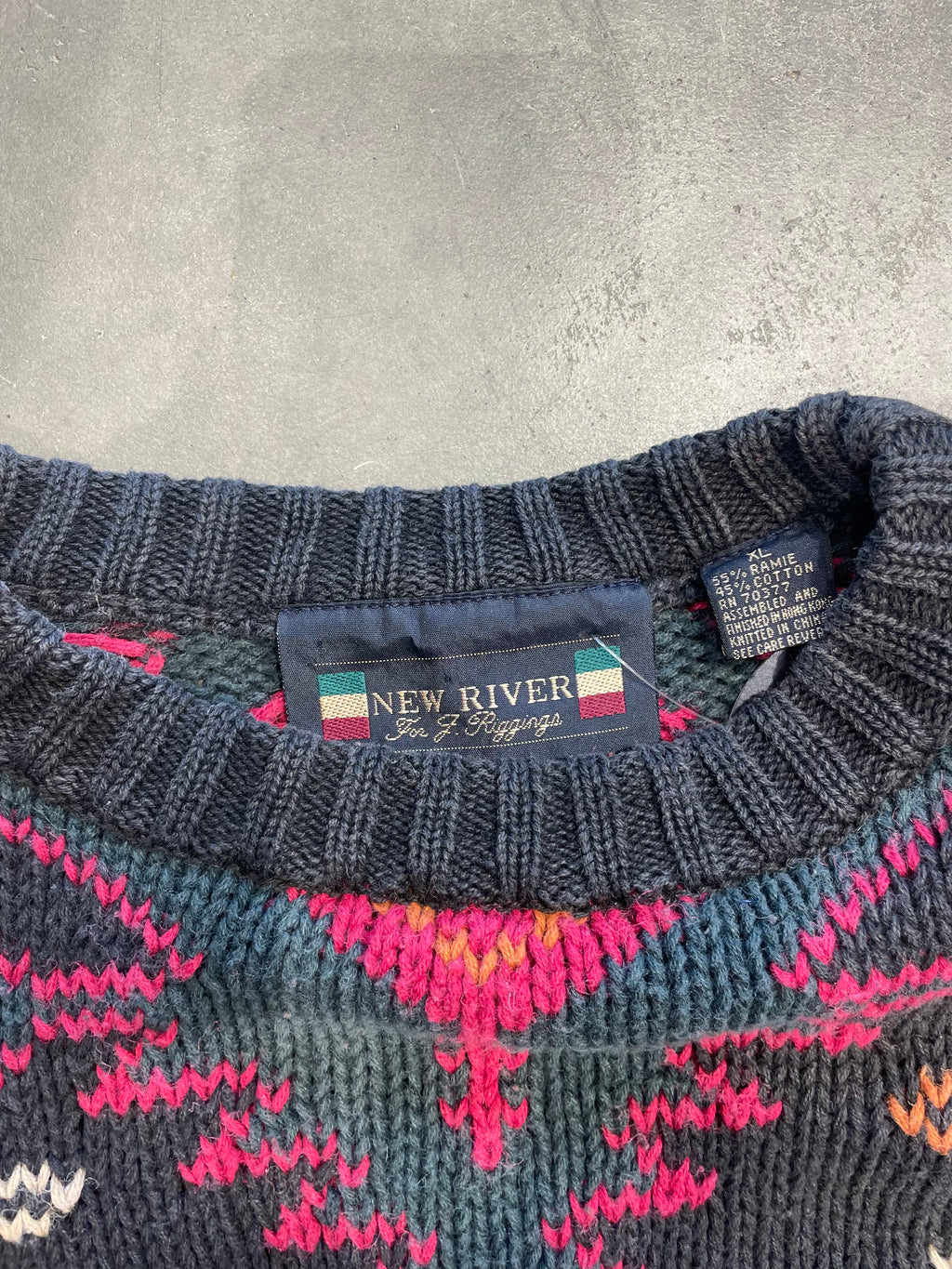 Vintage 90s Black Knit Sweater