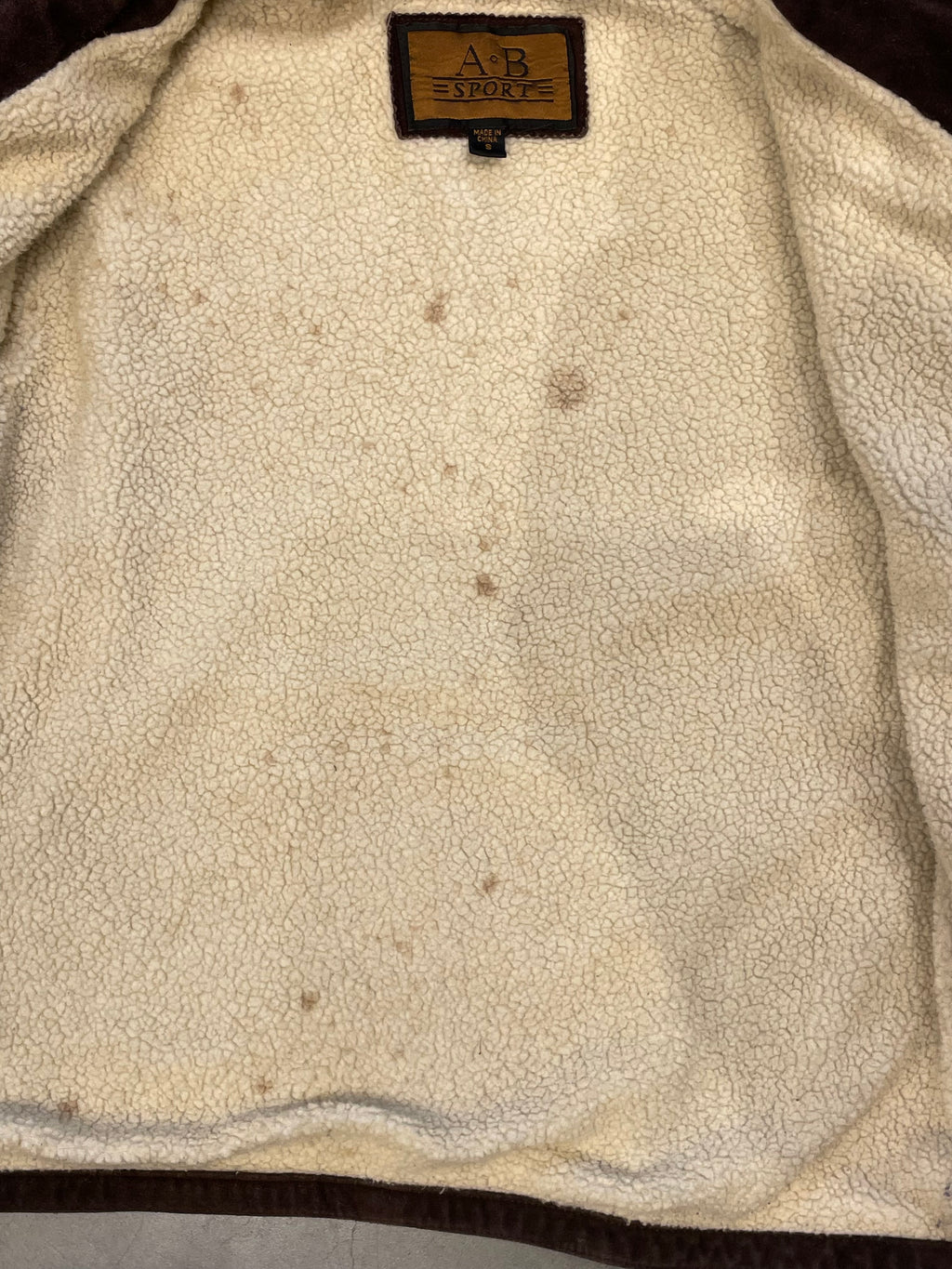 Vintage Y2K Brown Leather Jacket