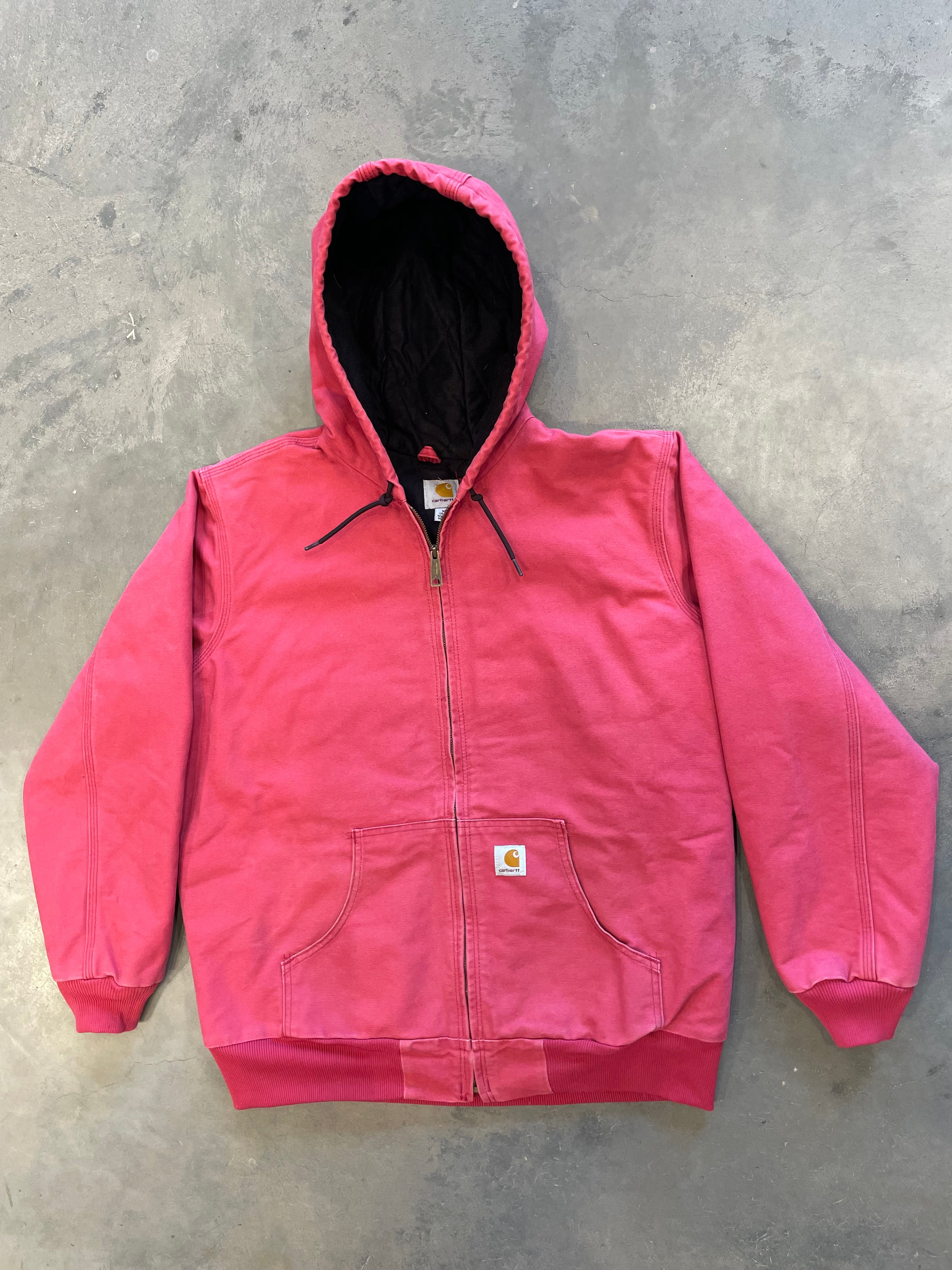 Vintage Y2K Pink Carhartt Hooded Jacket