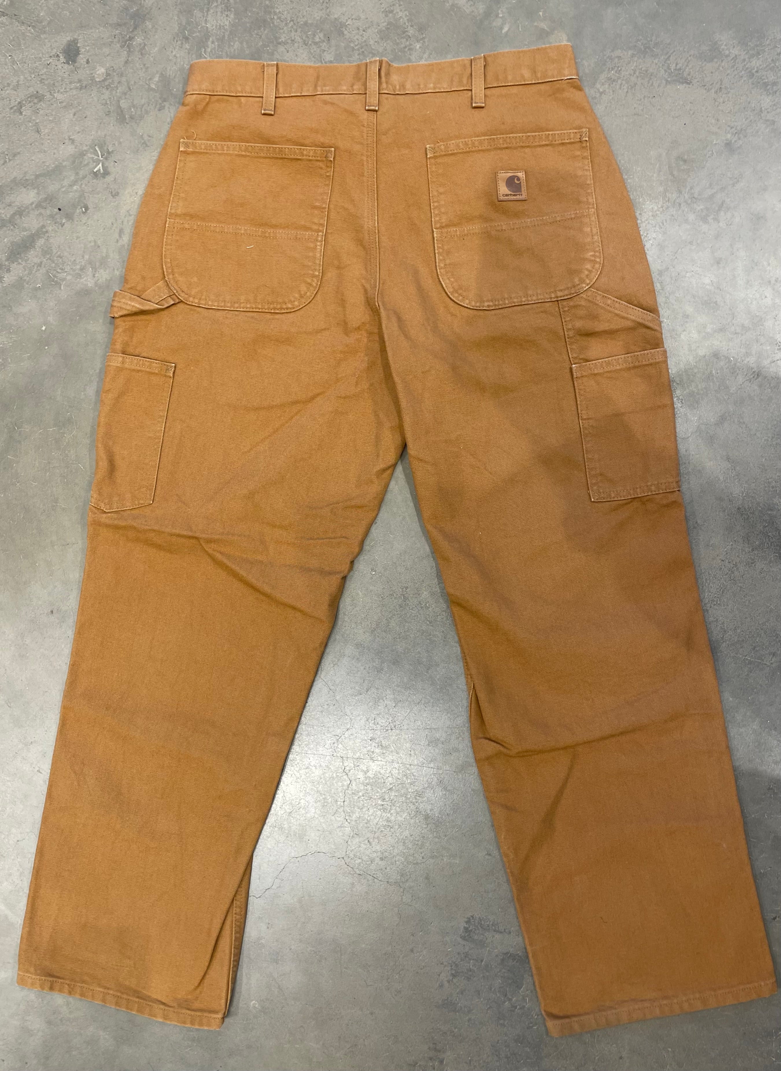 Vintage Tan Carhartt Canvas Workwear Pants