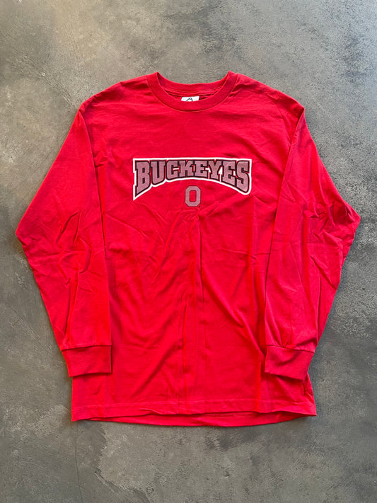 Vintage Ohio Buckeyes Long Sleeve Shirt