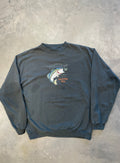 Vintage 90s “Morning Bite” Fish Sweatshirt