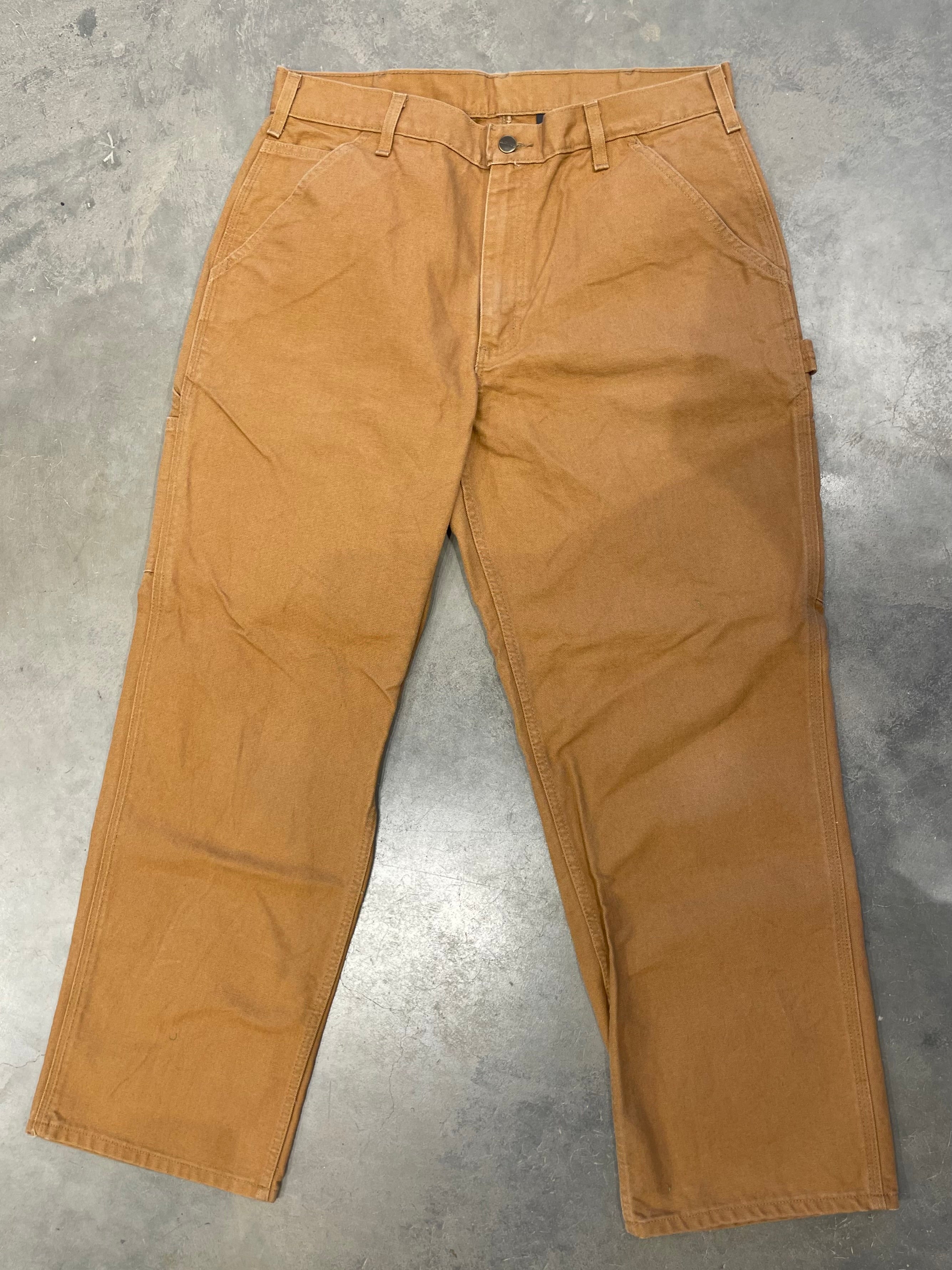 Vintage Tan Carhartt Canvas Workwear Pants