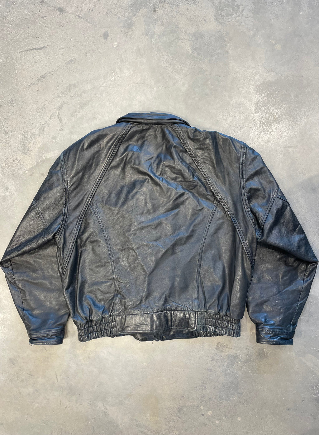 Vintage 90s Black Leather Jacket