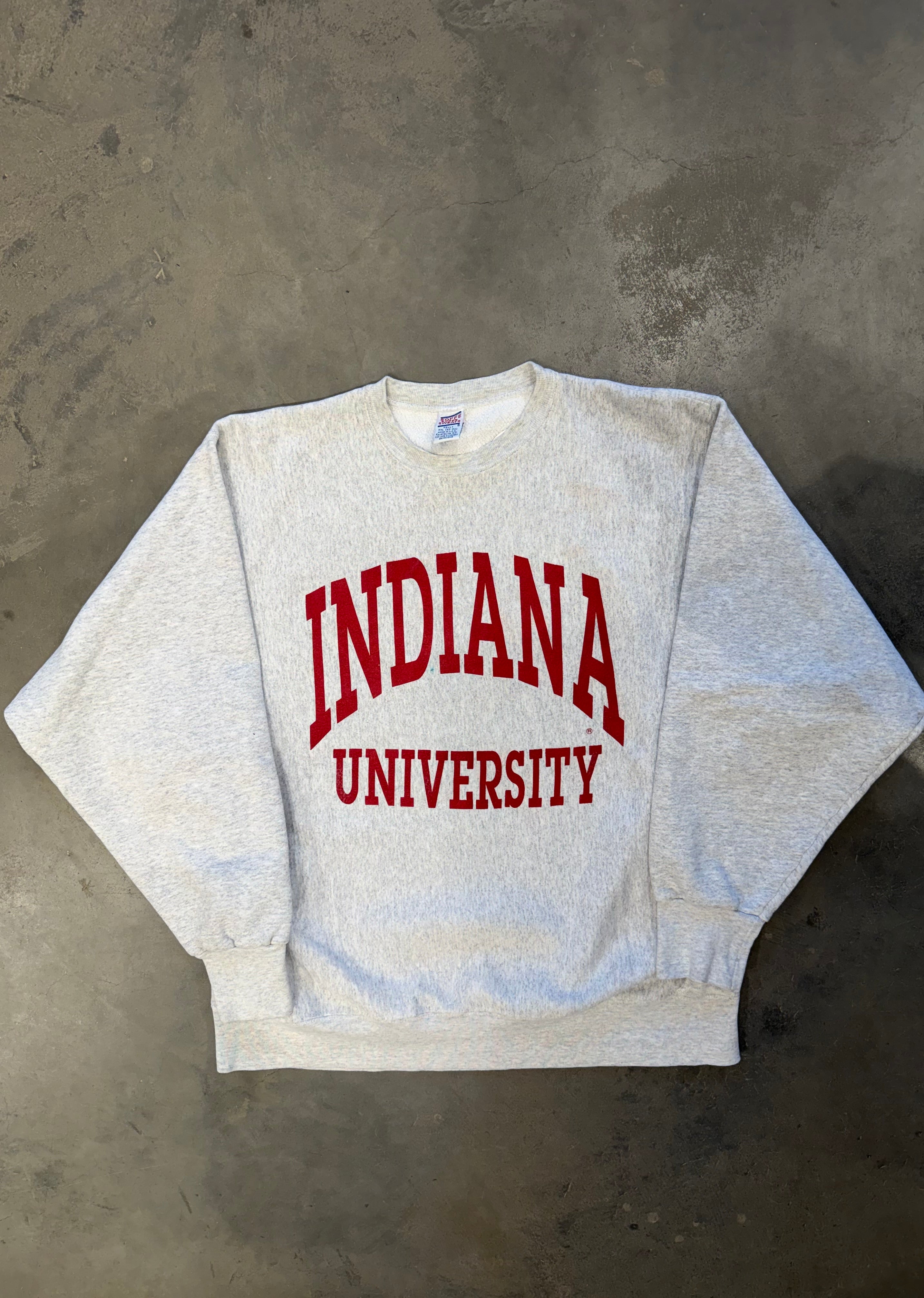 Vintage 90s Grey Indiana University Sweatshirt