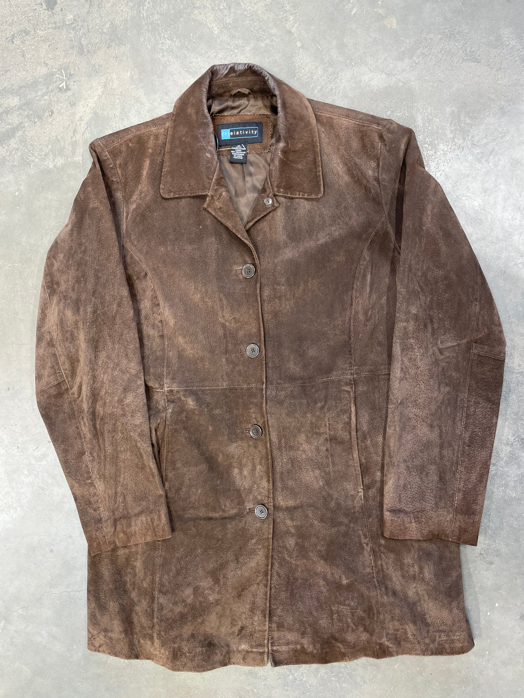 Vintage 90s Brown Leather Jacket