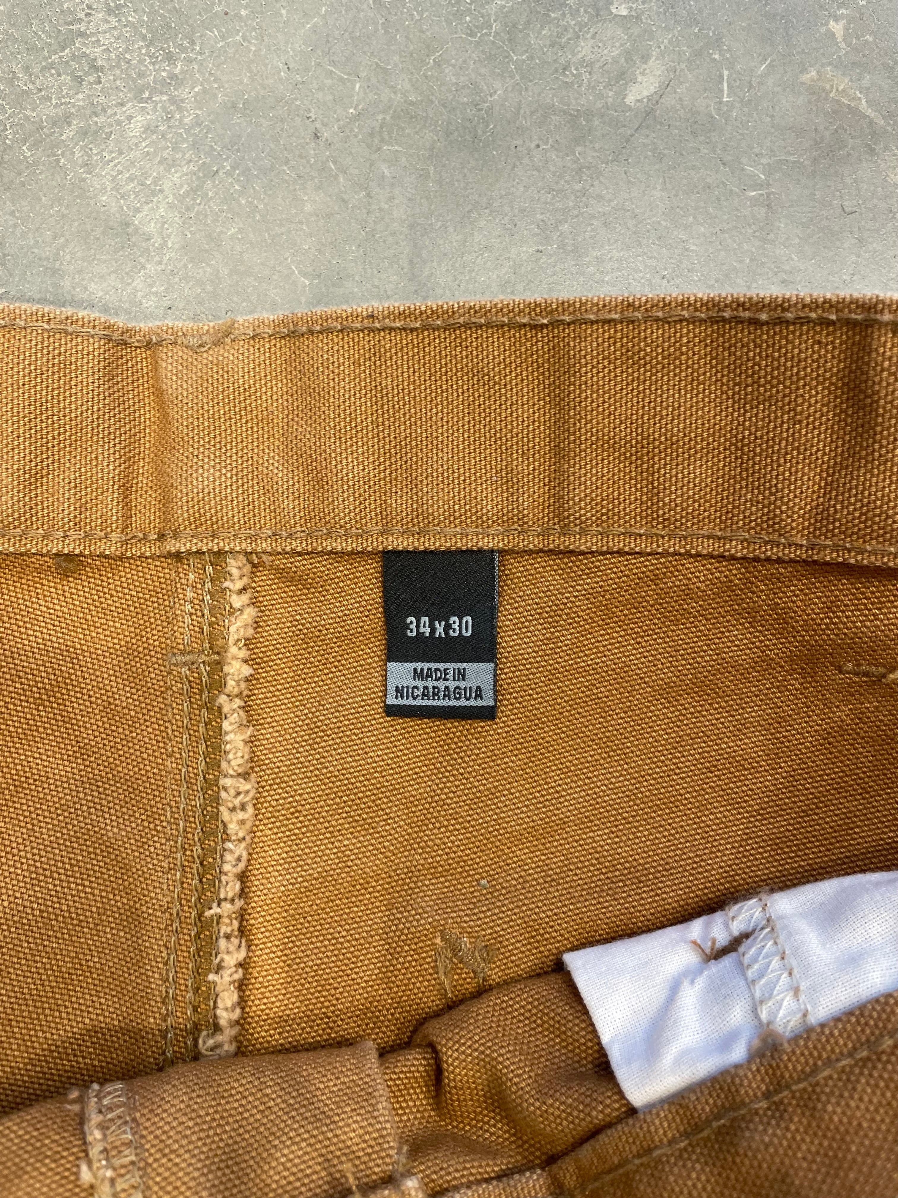 Vintage Tan Carhartt Canvas Workwear Pants