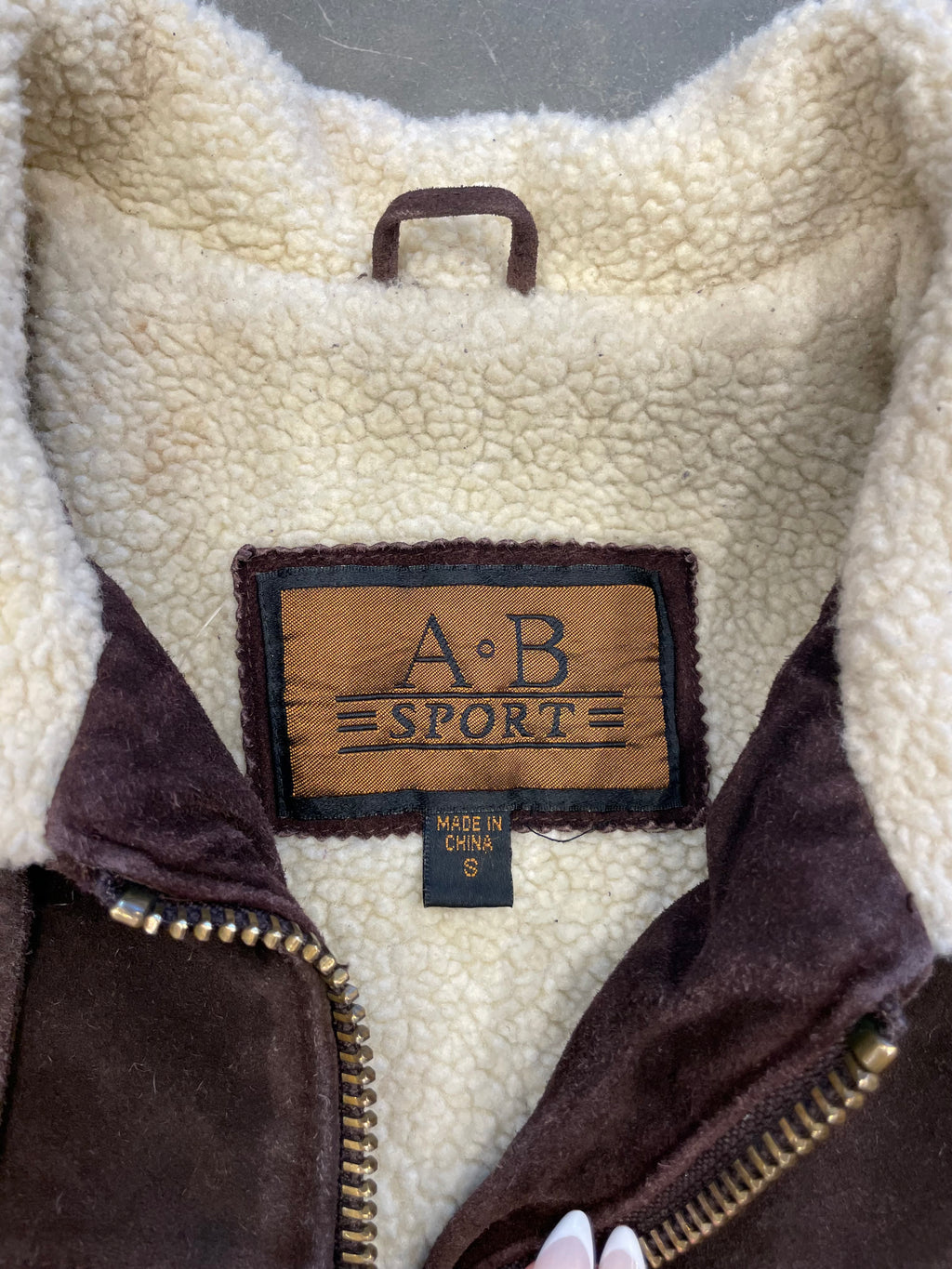Vintage Y2K Brown Leather Jacket