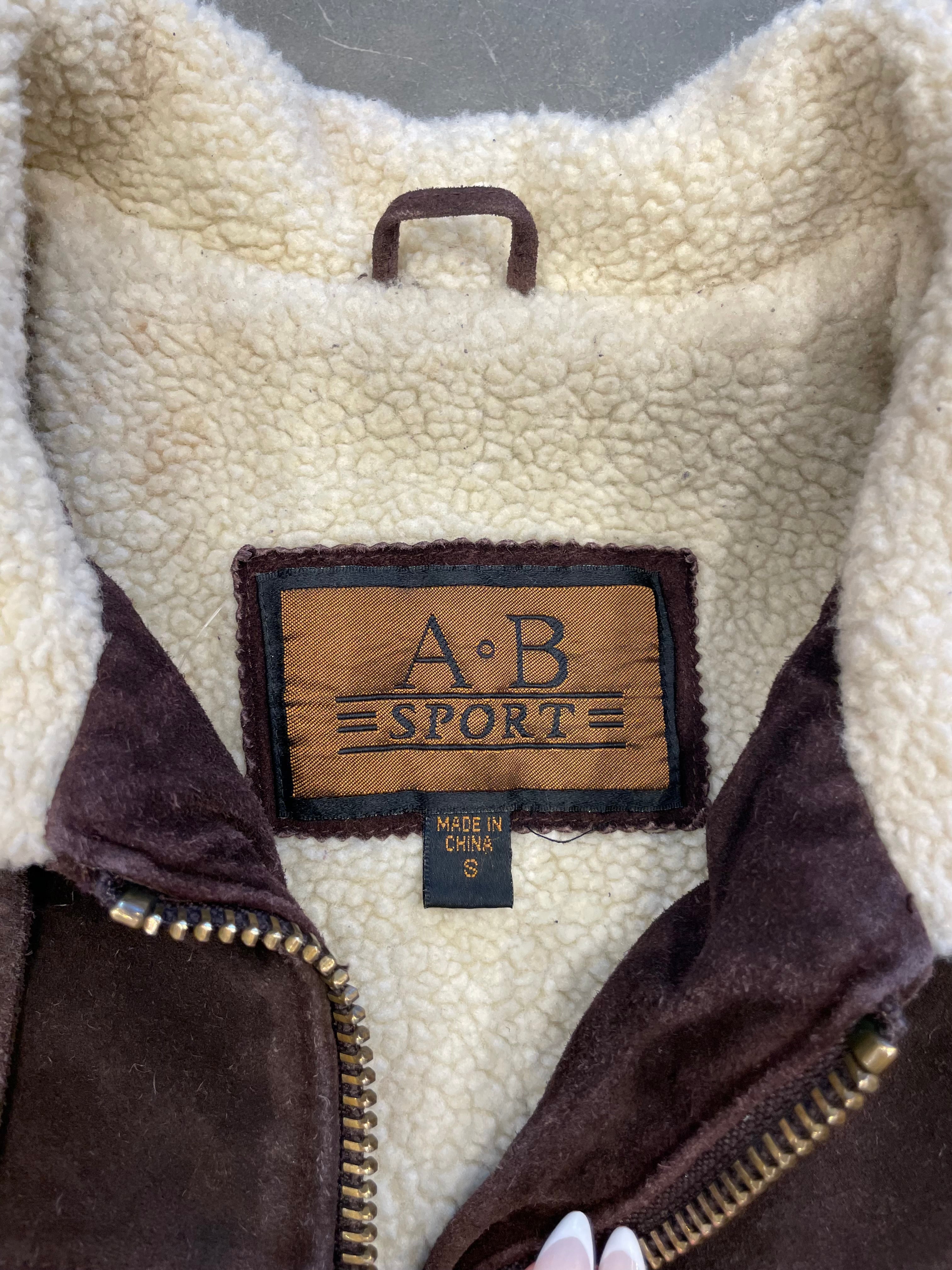 Vintage Y2K Brown Leather Jacket