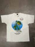 Vintage 90s Fish Wisconsin Tee Grey