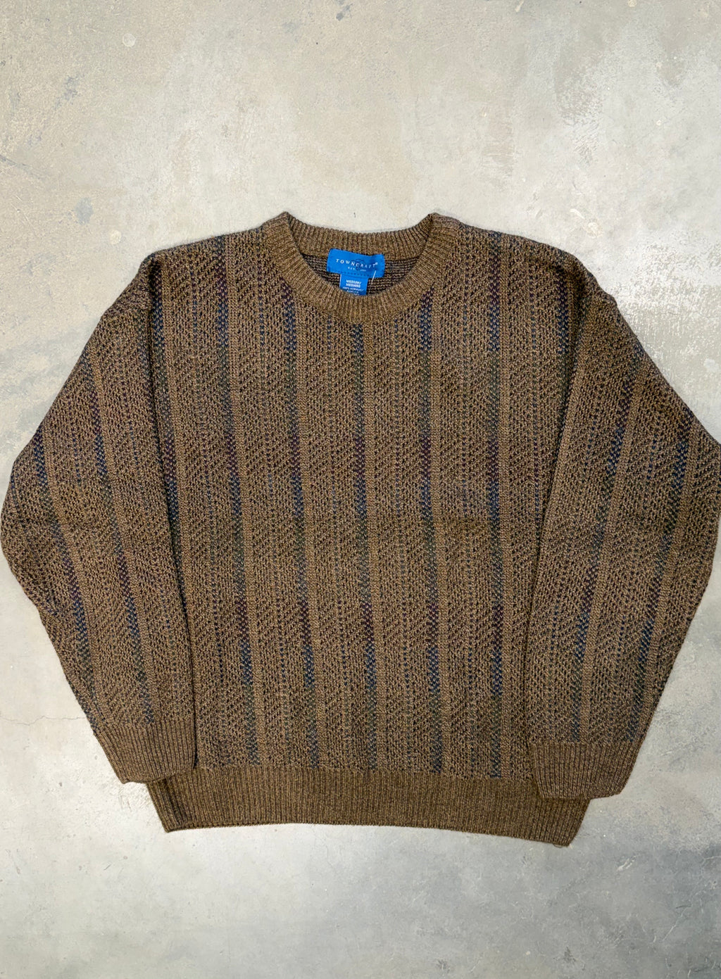 Vintage 90s Brown Sweater Knit