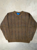 Vintage 90s Brown Sweater Knit
