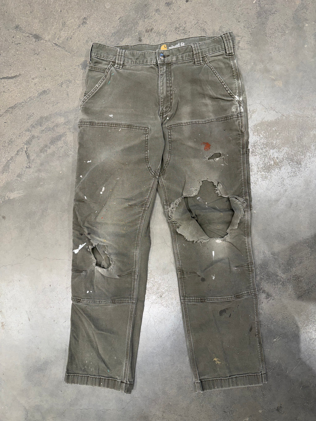 Carhartt Y2K Green Double Knee Pants
