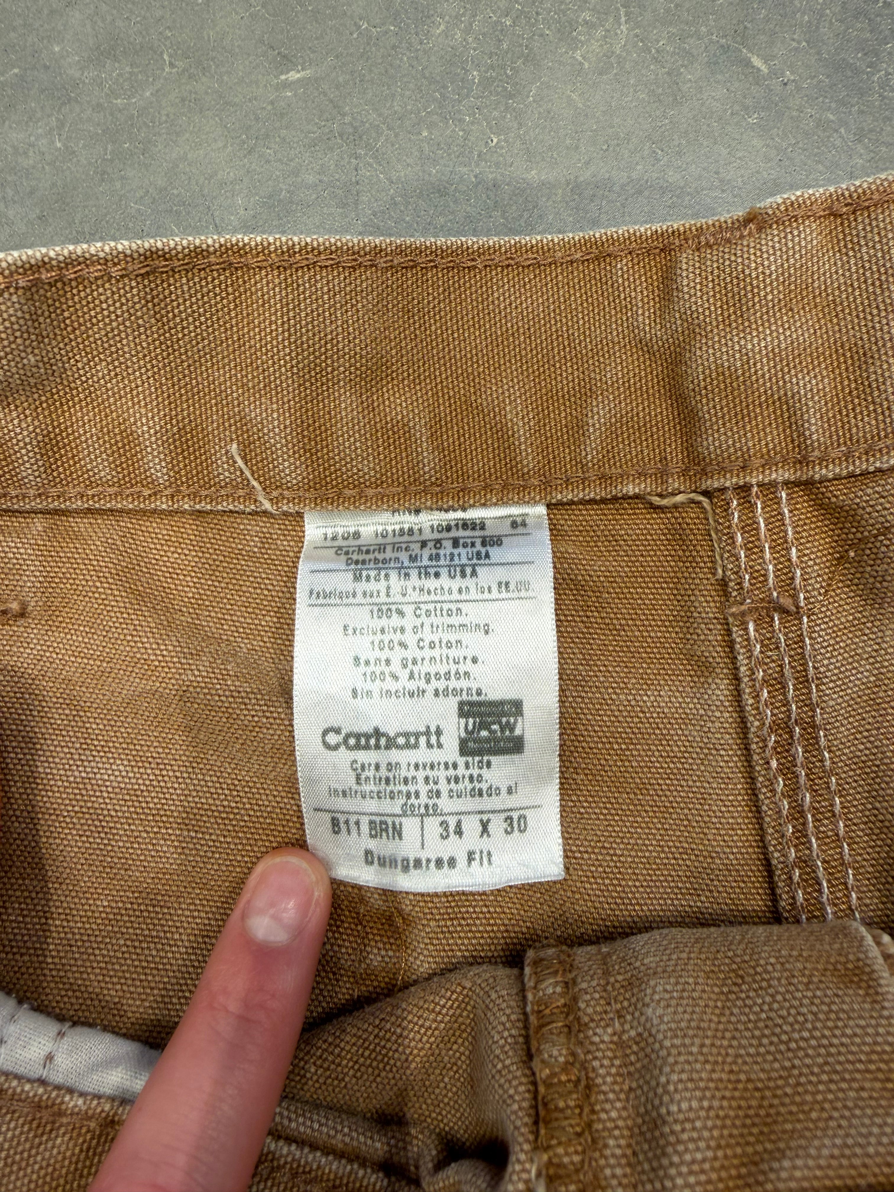 Vintage Y2K Carhartt Tan Utility Pants