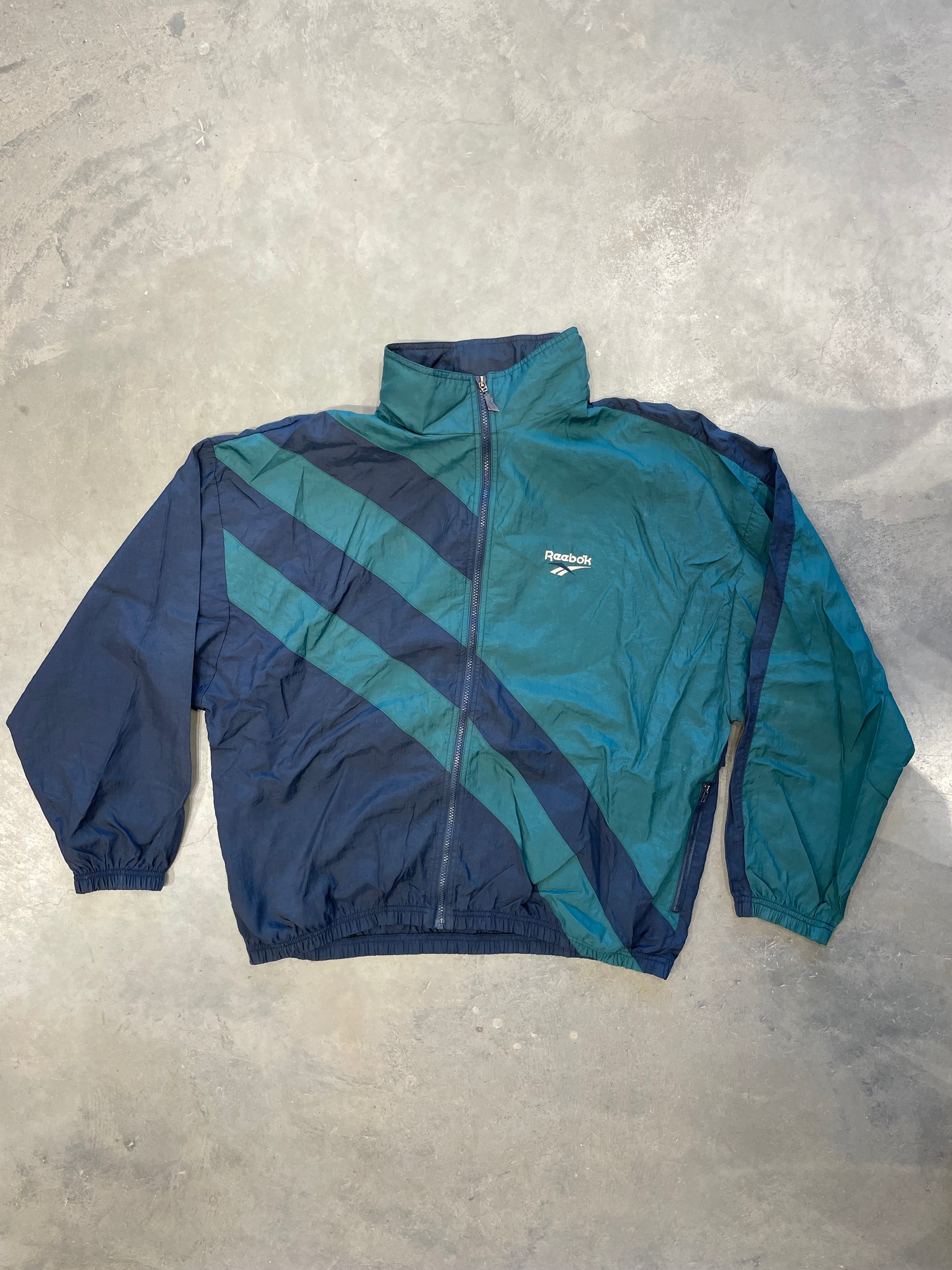 Vintage 90s Green Reebok Light Jacket