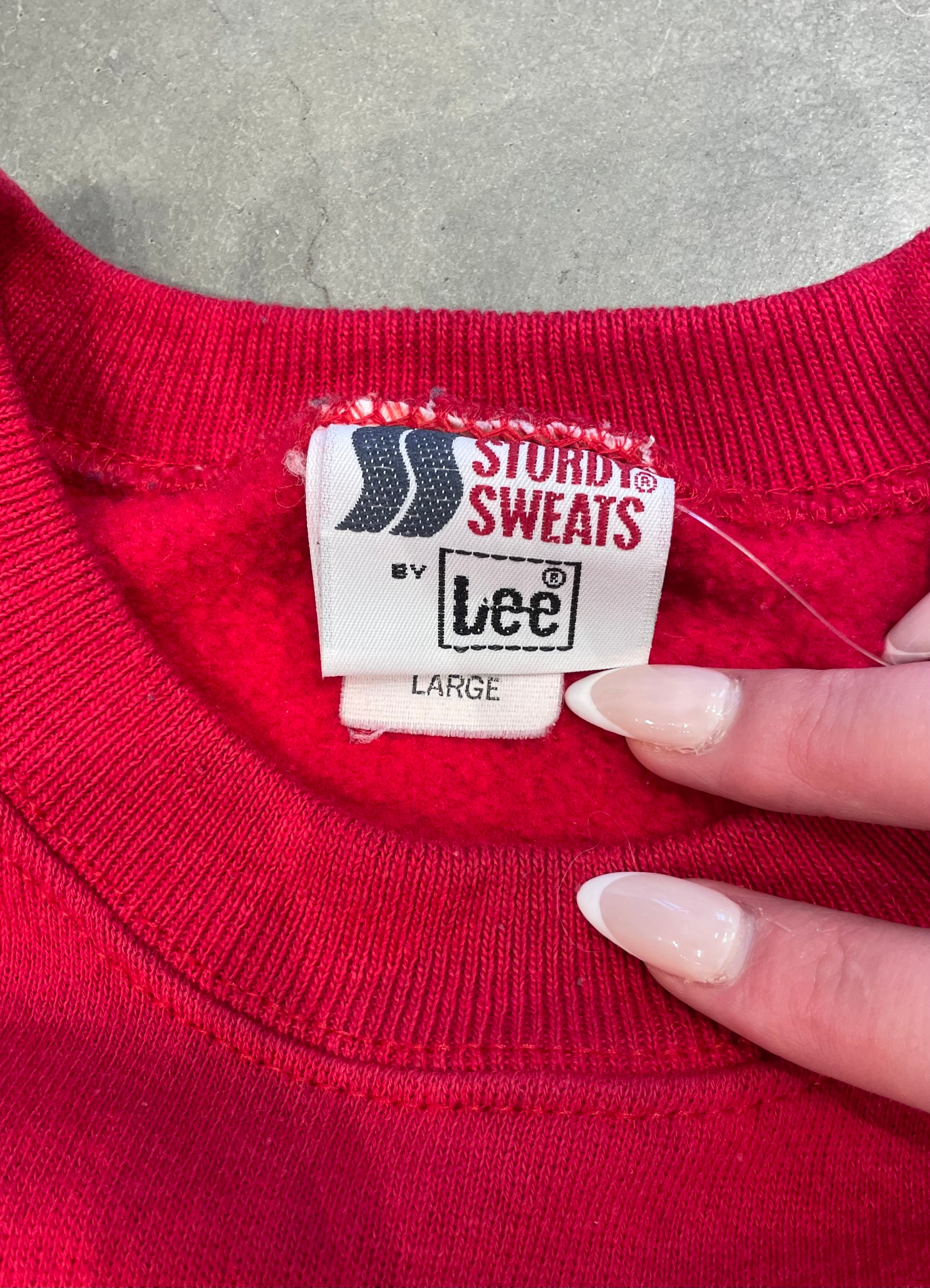 Vintage Red Porsche Sweatshirt