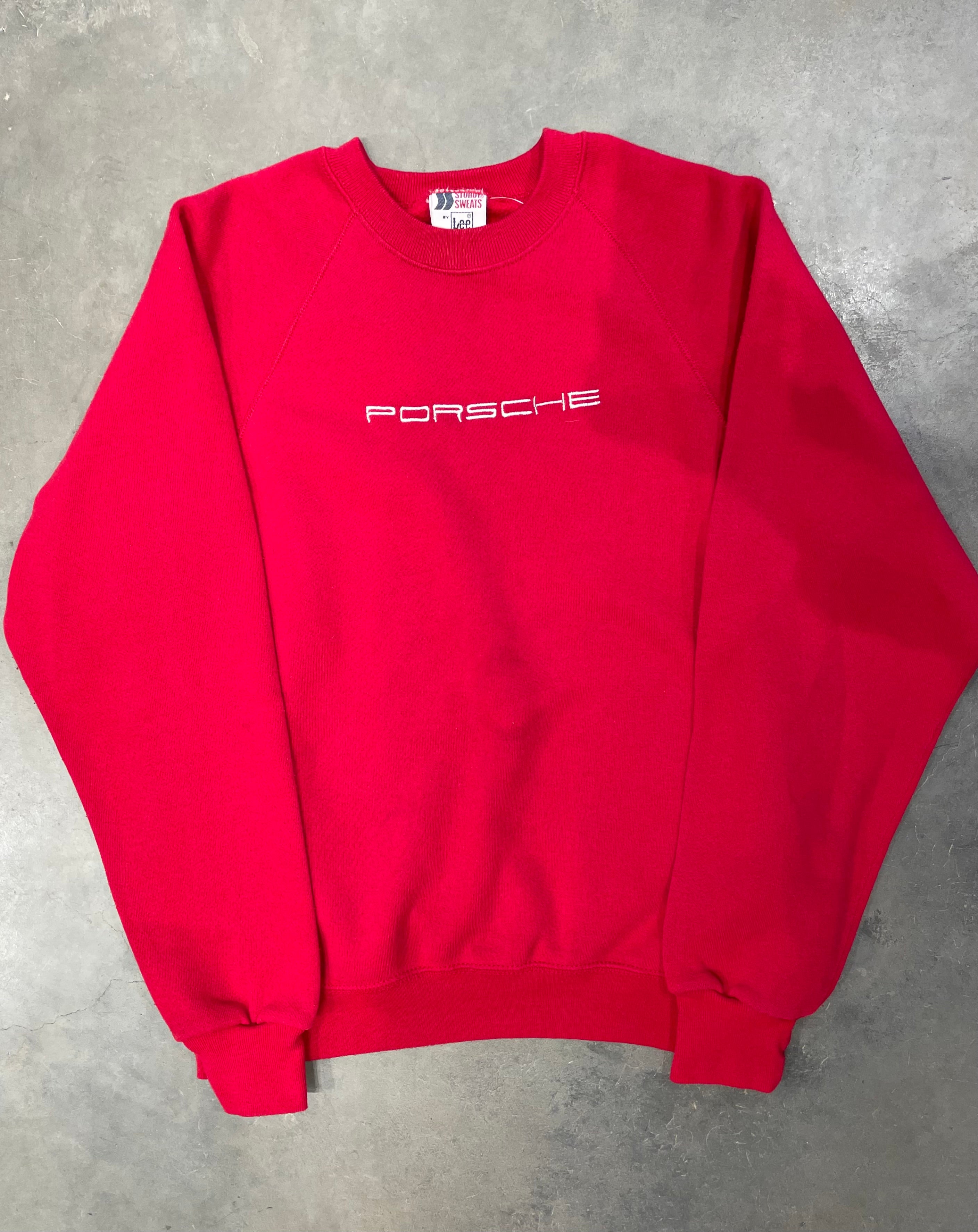 Vintage Red Porsche Sweatshirt