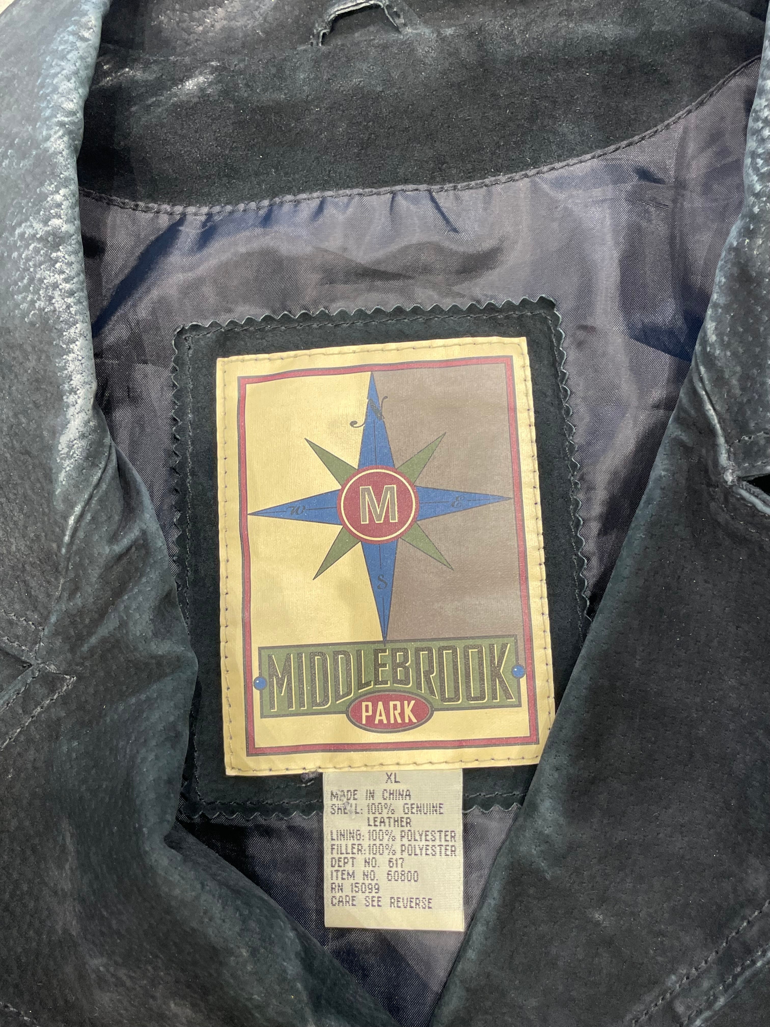 Vintage 90s Black Leather Jacket