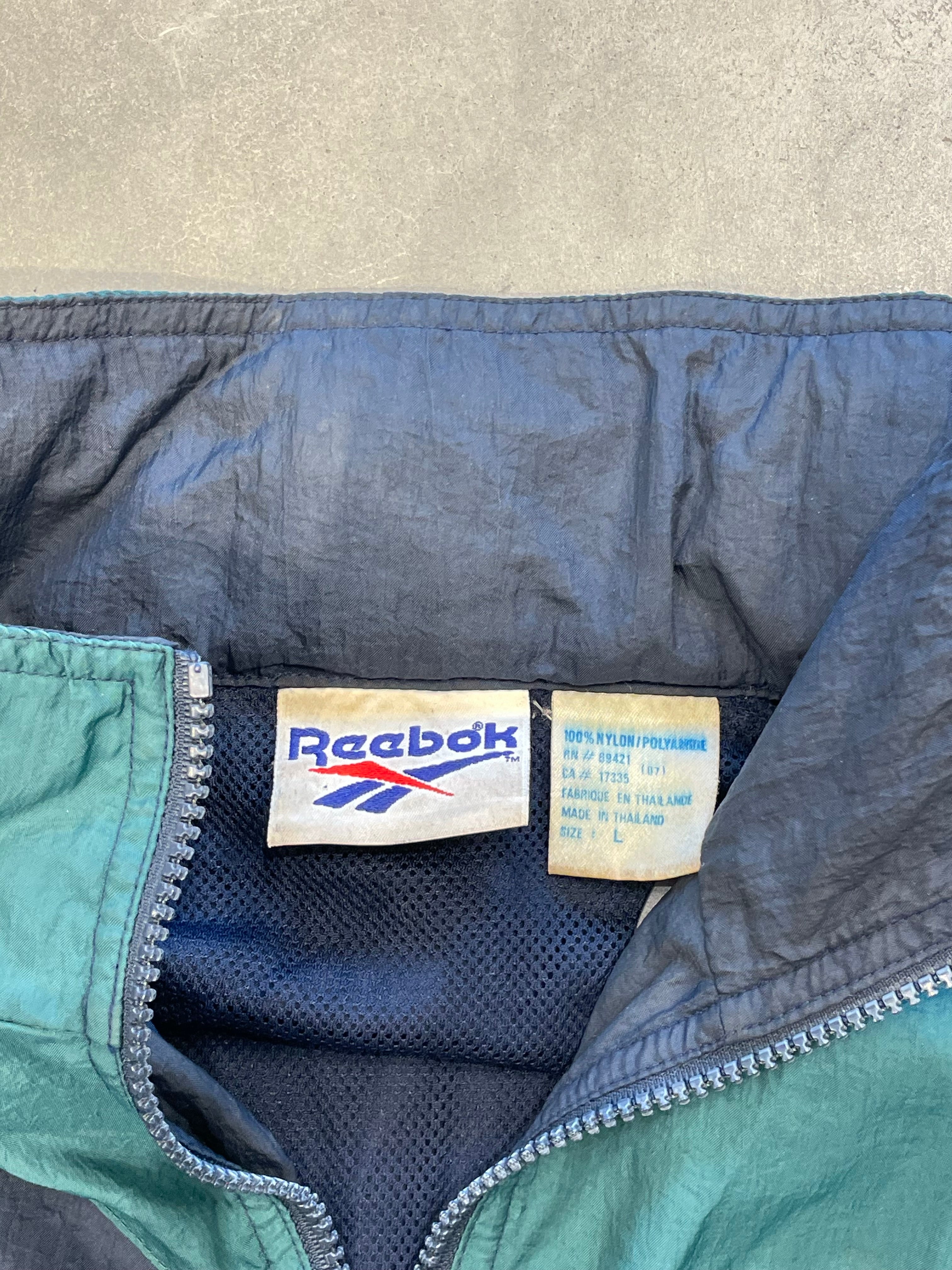 Vintage 90s Green Reebok Light Jacket