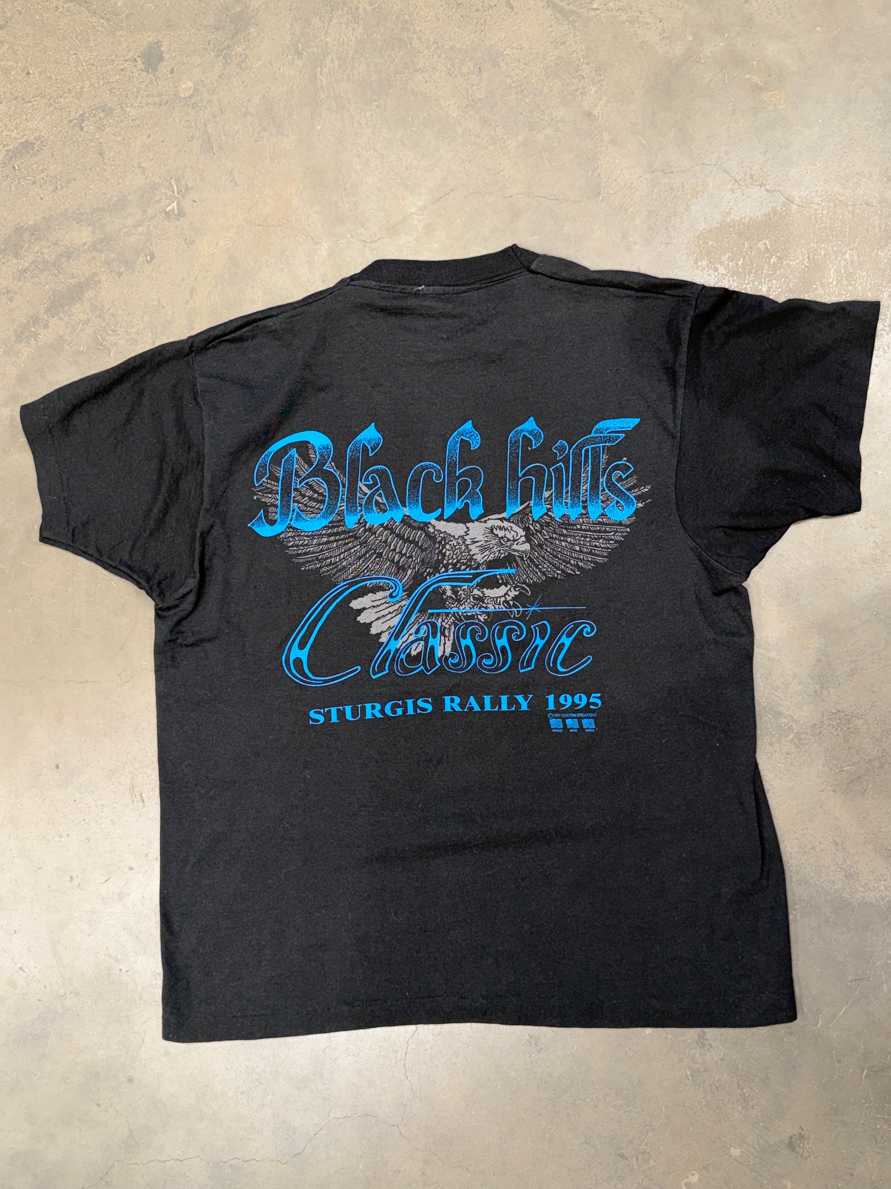 Vintage ‘95 Black Sturgis Harley Tee