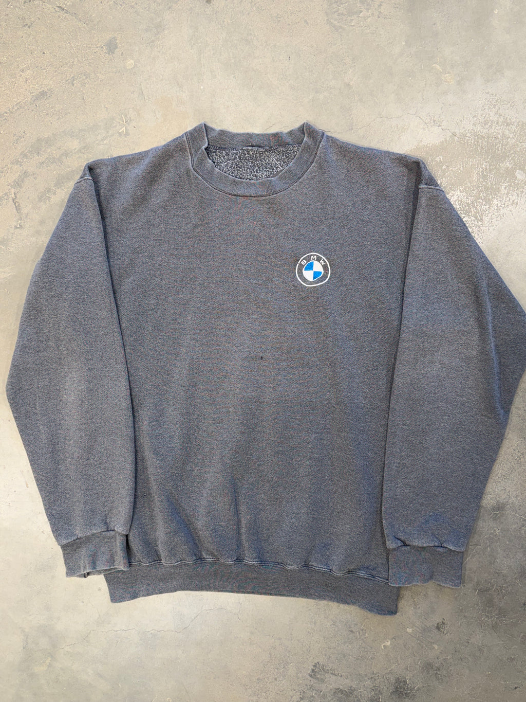Vintage 90s Grey BMW Sweatshirt Bootleg