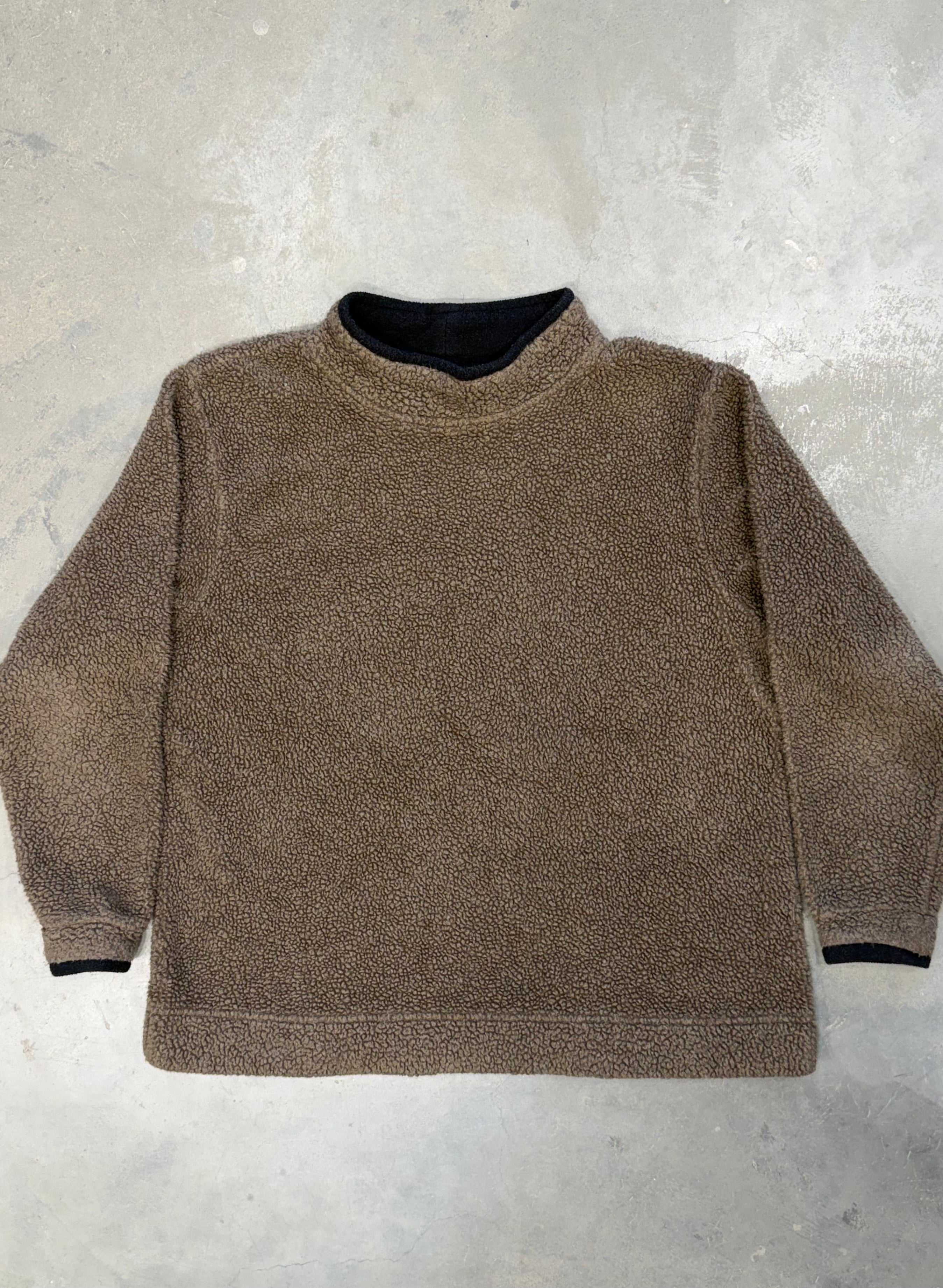 Vintage Y2K Brown L.L. Bean Fleece Pullover