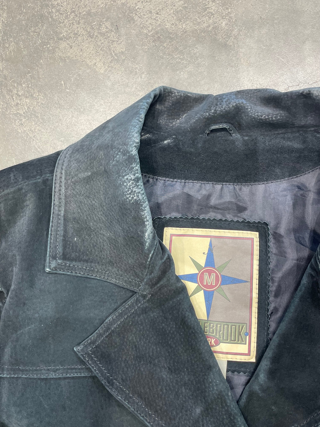 Vintage 90s Black Leather Jacket