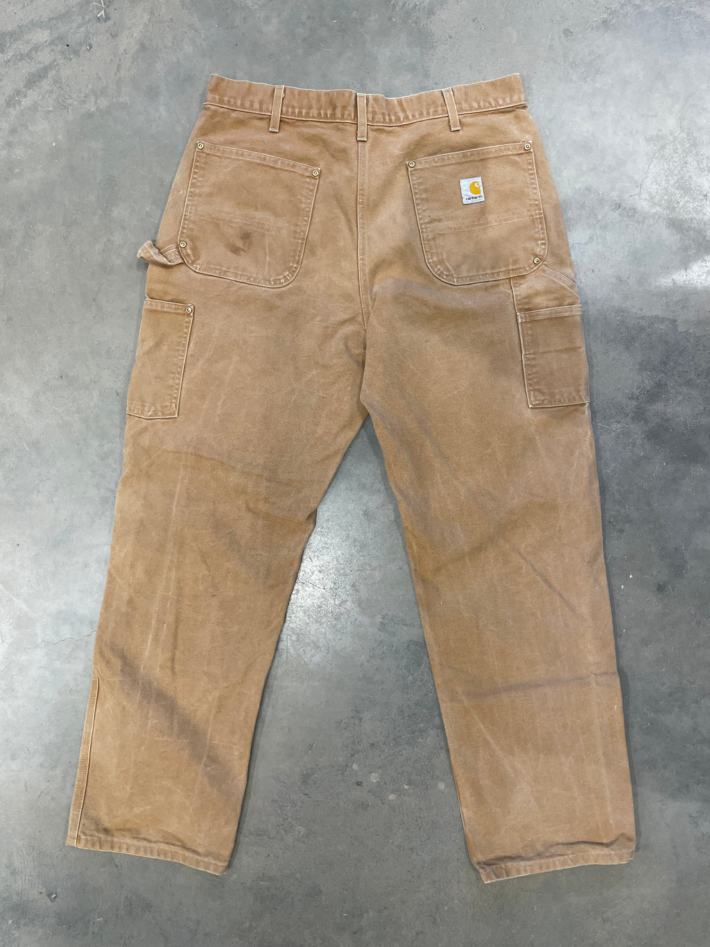 Vintage 90s Tan Carhartt Double-Knee Pants