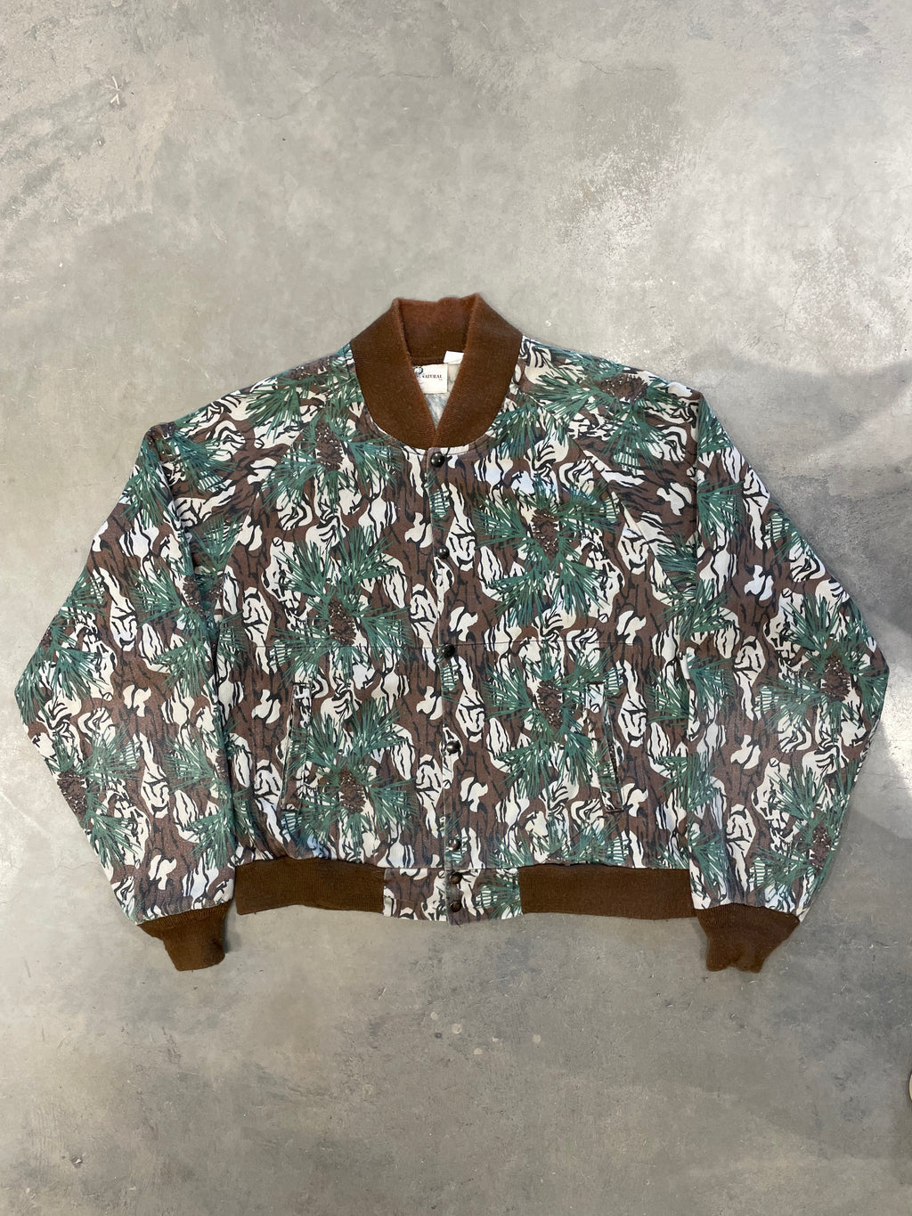 Vintage 90s Camo Button-up Jacket