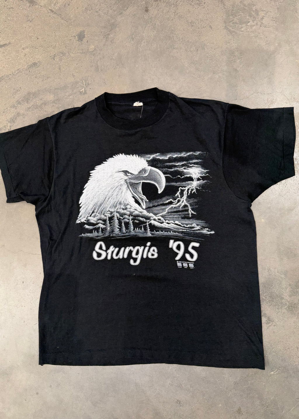 Vintage ‘95 Black Sturgis Harley Tee
