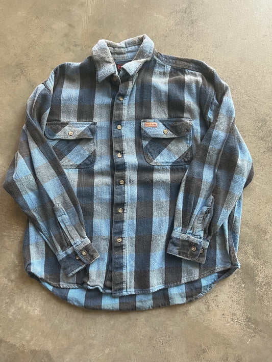 1990's Blue Flannel