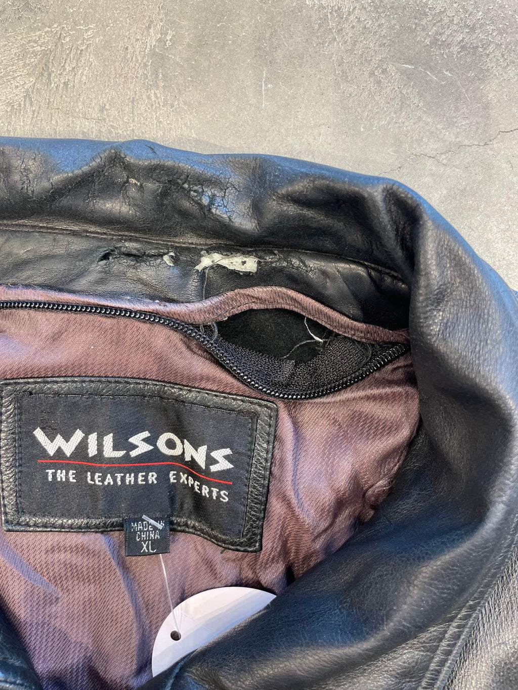 Vintage 90s Black Leather Jacket