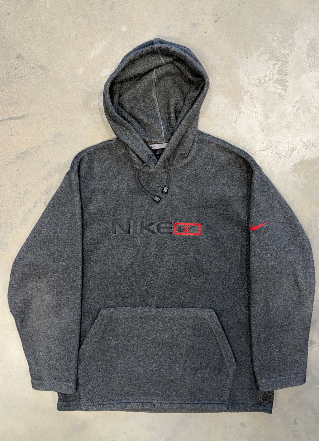 Vintage Y2K Nike Grey Fleece Hoodie