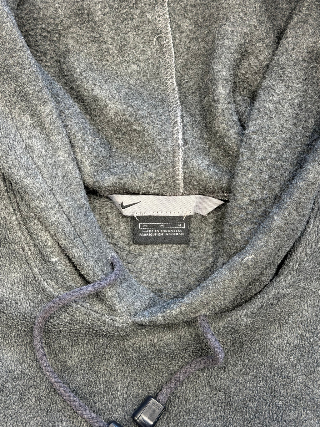 Vintage Y2K Nike Grey Fleece Hoodie