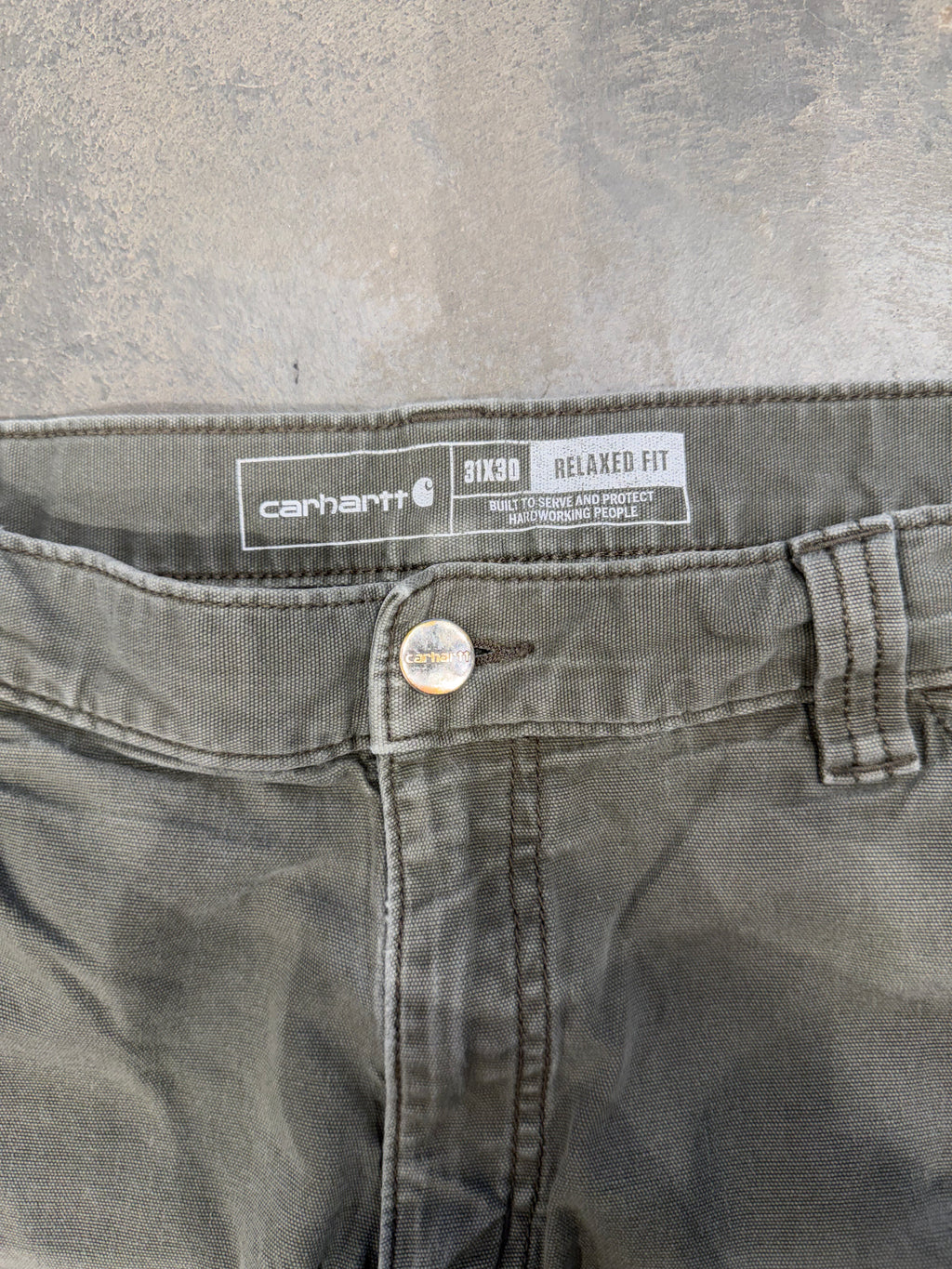 Carhartt Y2K Green Double Knee Pants