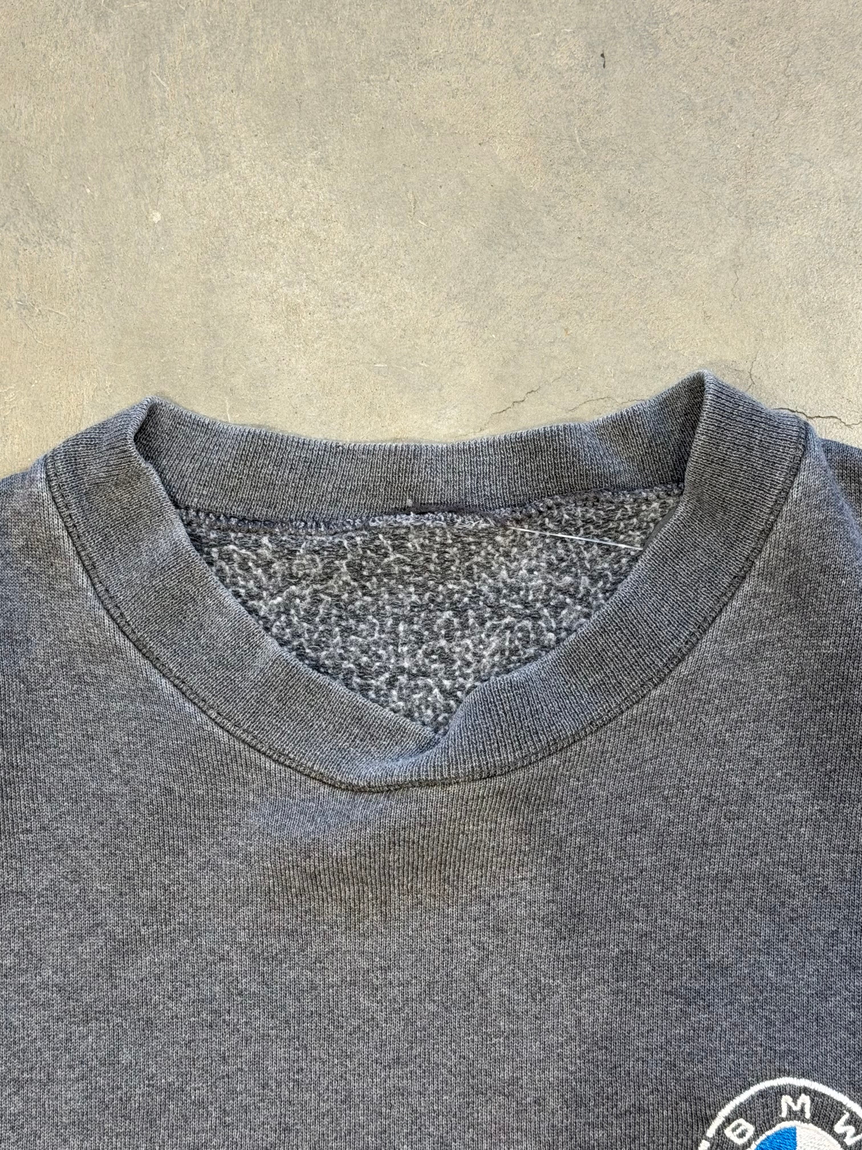 Vintage 90s Grey BMW Sweatshirt Bootleg