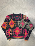 Vintage 90s Black Knit Sweater