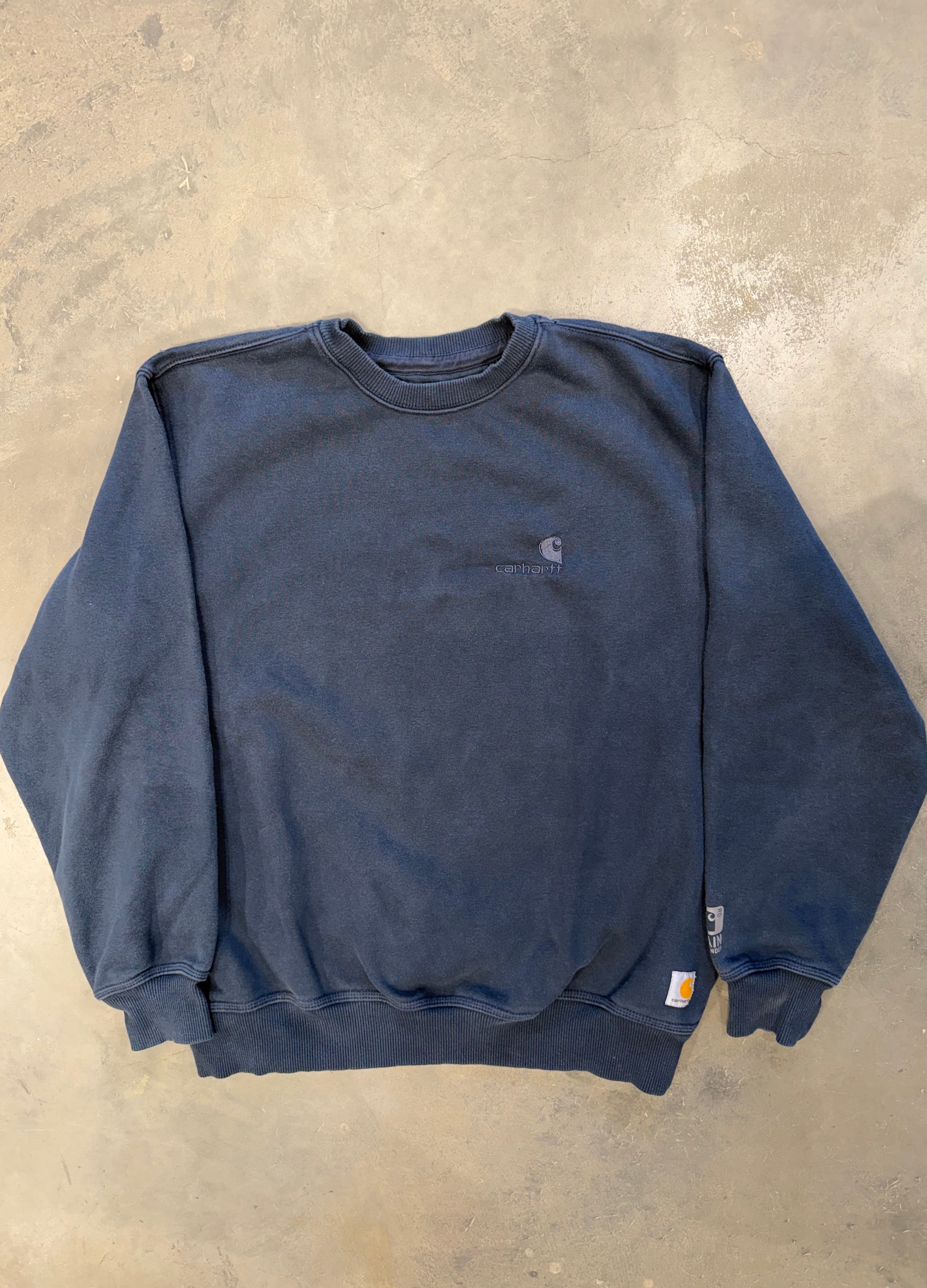 Vintage Y2K Carhartt Navy Sweatshirt