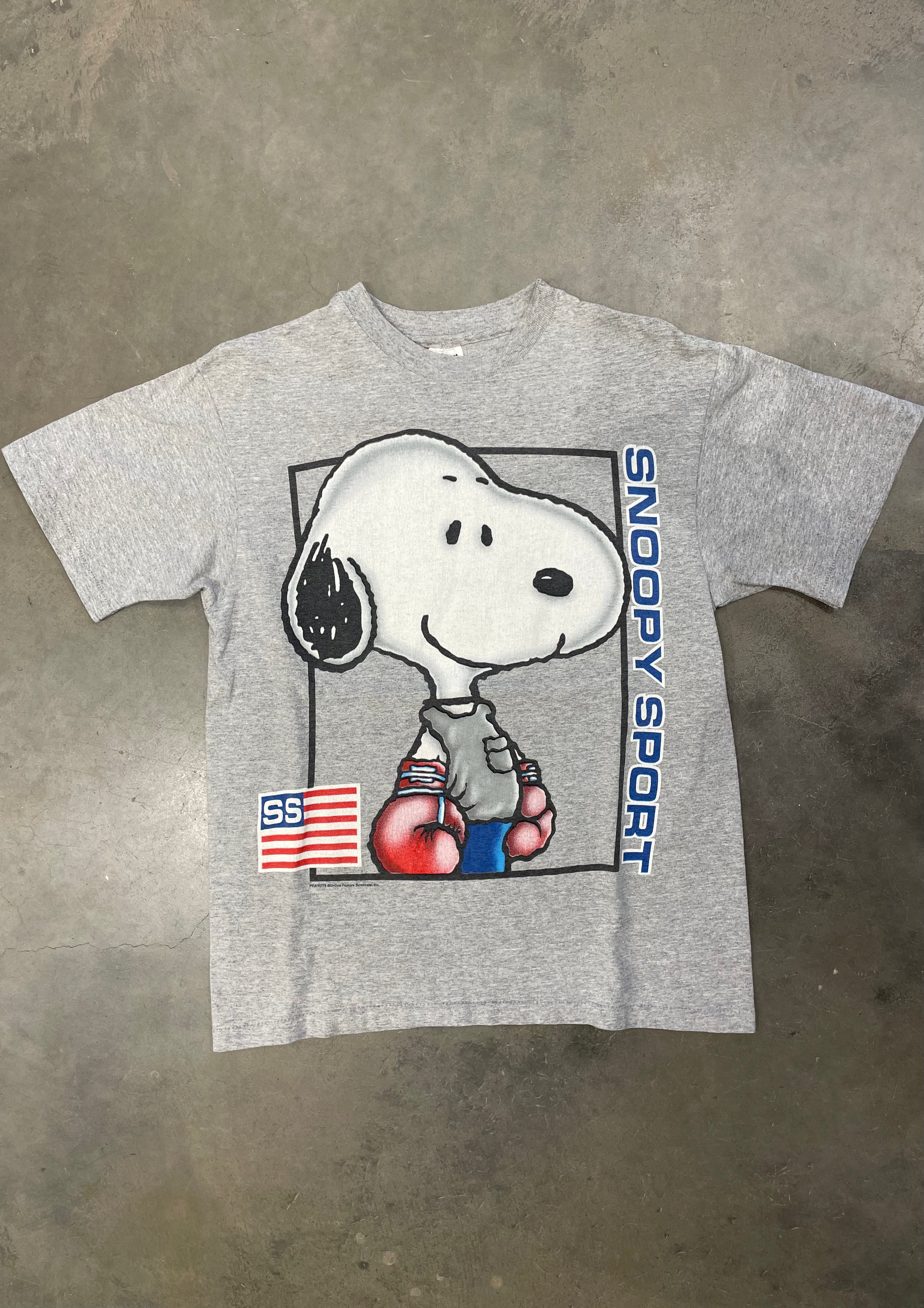 Vintage Y2K Grey Snoopy Sport “Polo Sport” Tee