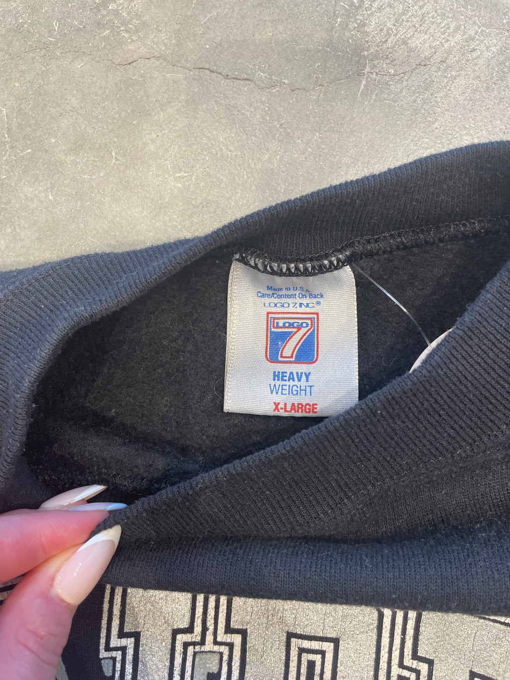 Vintage ‘94 Black Raiders Sweatshirt